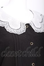 画像6: axes femme POETIQUE / スカラップ刺繍襟ブラウス  黒 S-26-07-21-028-AX-TO-AS-ZS (6)