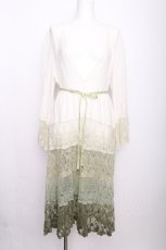 画像1: axes femme / グラデーションレースガウン  グリーン S-26-07-21-031-AX-TO-AS-ZS (1)