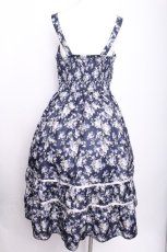画像3: axes femme / ビッグリボン×ローズジャンパースカート【mobility限定商品】  紺 S-26-07-21-038-AX-OP-AS-ZS (3)