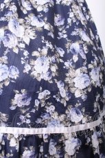 画像5: axes femme / ビッグリボン×ローズジャンパースカート【mobility限定商品】  紺 S-26-07-21-038-AX-OP-AS-ZS (5)