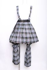 画像1: Amavel / British Punk レッグカバープリーツスカート  ブルー S-26-07-21-048-CA-SK-AS-ZS (1)
