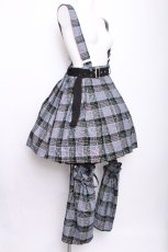 画像2: Amavel / British Punk レッグカバープリーツスカート  ブルー S-26-07-21-048-CA-SK-AS-ZS (2)