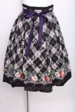 画像1: axes femme POETIQUE / ラ レコルトチェックスカート  黒 S-26-07-21-049-AX-SK-AS-ZS (1)