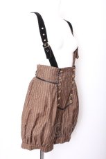 画像2: Amavel / サスペンダー付きショートパンツ  ベージュ S-26-07-21-056-CA-PA-AS-ZS (2)