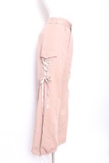 画像2: axes femme / レースアップカーゴパンツ  ピンクベージュ S-26-07-21-057-AX-PA-AS-ZS (2)