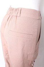 画像4: axes femme / レースアップカーゴパンツ  ピンクベージュ S-26-07-21-057-AX-PA-AS-ZS (4)