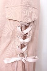 画像6: axes femme / レースアップカーゴパンツ  ピンクベージュ S-26-07-21-057-AX-PA-AS-ZS (6)