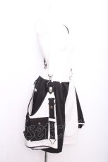 画像2: Ozz conte / バイカラーハーフパンツ  黒ｘ白 S-26-07-21-059-OO-PA-AS-ZS (2)
