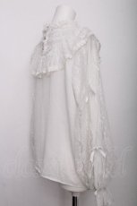 画像4: axes femme kawaii / ヴィンテージシフォンブラウス  白 S-26-07-21-001-AX-BL-HR-ZS (4)