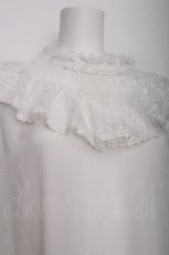 画像5: axes femme kawaii / ヴィンテージシフォンブラウス  白 S-26-07-21-001-AX-BL-HR-ZS (5)