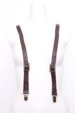 画像1: axes femme / 額縁バックルサスペンダー  ブラウン S-26-07-22-037-AX-BL-AS-ZS (1)