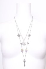画像1: axes femme / ヴィンテージ風チャームネックレス  シルバー S-26-07-22-041-AX-AC-AS-ZS (1)