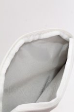 画像5: MILK / リボンポーチ  白ｘサックス S-26-07-22-004-ML-ZA-HR-ZS (5)