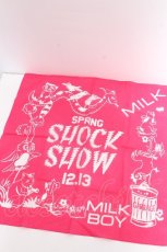 画像1: MILKBOY / SHOCK SHOW ハンカチ  ピンク S-26-07-22-005-MB-TO-HR-ZS (1)