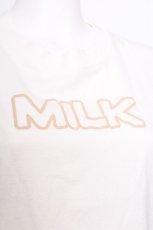 画像3: MILK / MILKショート L.S Tee  白 S-26-07-22-046-ML-TO-HR-ZS (3)
