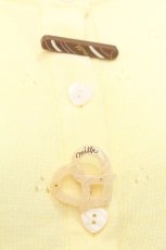 画像3: MILK / プレッツェルカーデ  イエロー S-26-07-22-047-ML-TO-HR-ZS (3)