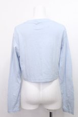画像2: MILK / MILKショート L.S Tee  サックス S-26-07-22-048-ML-TO-HR-ZS (2)