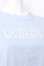 画像3: MILK / MILKショート L.S Tee  サックス S-26-07-22-048-ML-TO-HR-ZS (3)