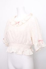 画像3: axes femme kawaii / コットンレースブラウス  オフ S-26-07-22-049-AX-BL-AS-ZS (3)
