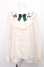 画像1: Amavel / 喫茶アマベルのランチセットブラウス  オフ S-26-07-22-050-CA-BL-AS-ZS (1)