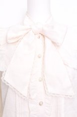 画像3: Amavel / リボンタイブラウス  オフ S-26-07-22-051-CA-BL-AS-ZS (3)