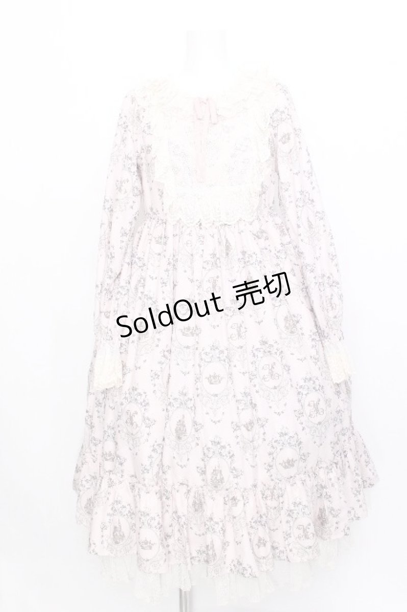 画像1: Melody BasKet / Rose Princessヨーク切替ワンピース  ピンク S-26-07-22-059-LO-OP-HR-ZS (1)