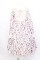 画像1: Melody BasKet / Rose Princessヨーク切替ワンピース  ピンク S-26-07-22-059-LO-OP-HR-ZS (1)