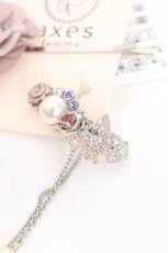 画像3: axes femme / バラピンｘ蝶イヤカフセット   S-26-07-22-022-AX-AC-AS-ZS (3)