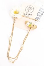 画像1: axes femme / バラピンｘ蝶イヤカフセット   S-26-07-22-023-AX-AC-AS-ZS (1)