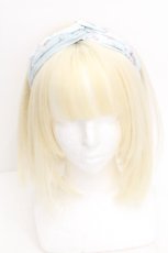 画像2: axes femme / オーロラフラワーヘアバンド  ミント S-26-07-22-029-AX-AC-AS-ZS (2)
