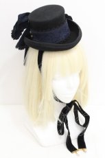 画像1: Hoshibako Works / Rozen Maiden x HoshibakoWorks 蒼星石ミニハット  紺 S-26-07-22-034-LO-AC-AS-ZS (1)