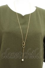 画像5: axes femme / コットンレース切替カットプルオーバー  カーキ S-26-07-23-023-AX-TO-AS-ZS (5)