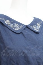 画像5: axes femme POETIQUE / マリン刺繍オフショルブラウス  ブルー S-26-07-23-025-AX-BL-AS-ZS (5)