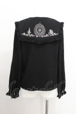 画像3: Amavel / Magical Cosmic Cosmetic 半袖ブラウス  黒 S-26-07-23-032-CA-BL-AS-ZS (3)
