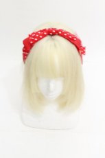 画像1: Angelic Pretty / Dot Michelleカチューシャ  赤 S-26-07-23-005-AP-AC-AS-ZS (1)