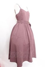画像2: axes femme / ドロストデザインキャミワンピース  モーブ S-26-07-23-037-AX-OP-AS-ZS (2)