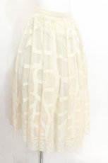 画像1: axes femme / レーススカート  オフ S-26-07-23-049-AX-SK-AS-ZS (1)