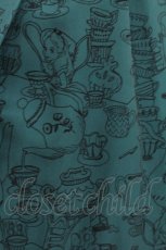 画像4: axes femme POETIQUE / 不思議の国のアリススカート  グリーン S-26-07-23-051-AX-SK-AS-ZS (4)