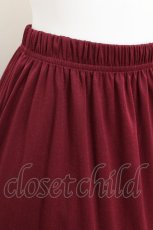 画像2: axes femme / レース重ねペチスカート  ワイン S-26-07-23-053-AX-SK-AS-ZS (2)