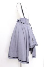 画像2: Amavel / Histoire Epeist レイヤードスカート  ブルーグレー S-26-07-23-057-CA-SK-AS-ZS (2)