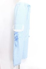 画像2: MILK / ギンガムカーゴパンツ  サックスギンガム S-26-07-23-059-ML-PA-HR-ZS (2)