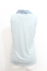 画像3: axes femme / 襟付きタンク  サックス S-26-07-23-009-AX-TO-AS-ZS (3)
