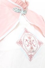 画像5: Amavel / パンダと寿桃の中華菓子ブラウス  ピンク S-26-07-23-018-CA-BL-AS-ZS (5)