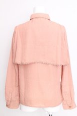 画像2: axes femme POETIQUE / オーガンジー刺繍ブラウス  アワピンク S-26-07-24-026-AX-BL-HR-ZS (2)