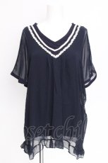 画像1: axes femme / 裾バラ刺繍レースロングキャミ  生成り S-26-07-24-033-AX-TO-SZ-ZS (1)