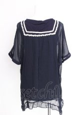 画像2: axes femme / 裾バラ刺繍レースロングキャミ  生成り S-26-07-24-033-AX-TO-SZ-ZS (2)