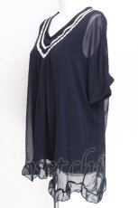 画像3: axes femme / 裾バラ刺繍レースロングキャミ  生成り S-26-07-24-033-AX-TO-SZ-ZS (3)