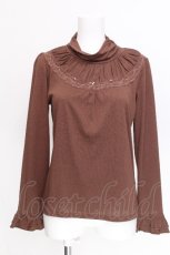 画像1: axes femme / ハイネックインナーカットソー  ブラウン S-26-07-24-037-AX-TO-AS-ZS (1)