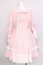 画像2: BABY,THE STARS SHINE BRIGHT / ローブ・ア・ラ・フランセーズワンピース&ヘッドドレスセット  ピンク S-26-07-24-045-BA-ZA-AS-ZS (2)