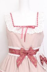 画像3: BABY,THE STARS SHINE BRIGHT / Waffle Cottonティアードジャンパースカート  ピンク S-26-07-24-046-BA-OP-HR-ZS (3)